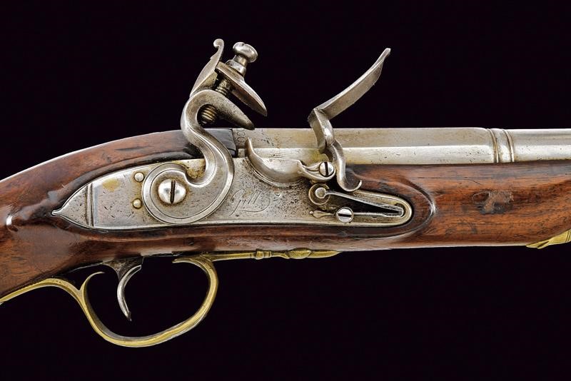 Pistola a Pietra Focaia di Gill