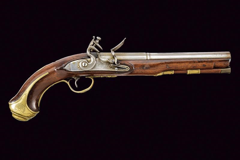 Pistola a Pietra Focaia di Gill