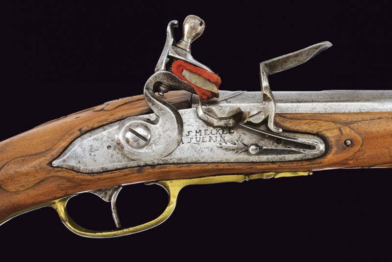 Pistola a Pietra Focaia di J. S. Meckel