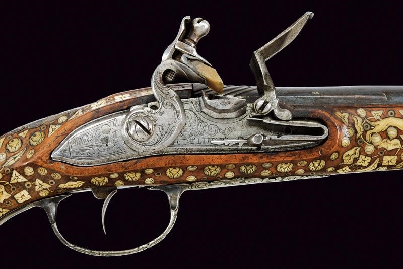 Interessante Pistola a Pietra Focaia