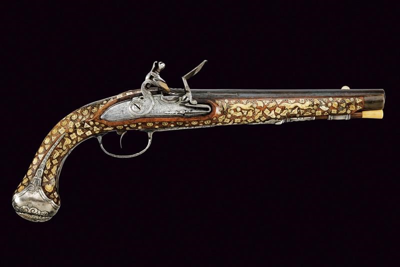Interessante Pistola a Pietra Focaia