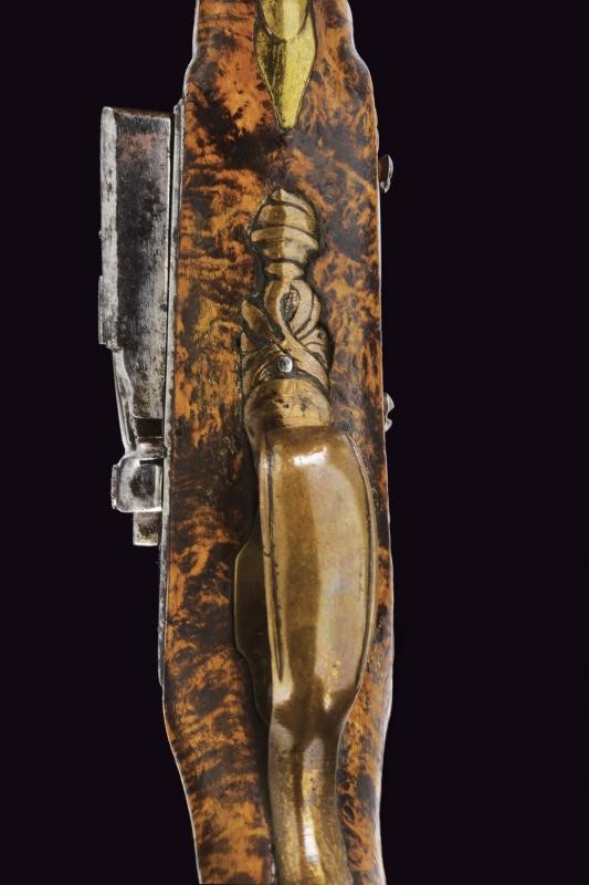 Interessante Paio di Pistole a Pietra Focaia alla Romana