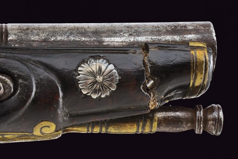 Pistola a Pietra Focaia da Viaggio
