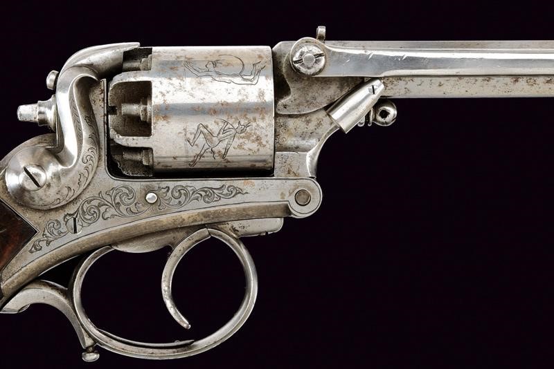 Interessante Revolver a Luminello di Mangeot-comblain