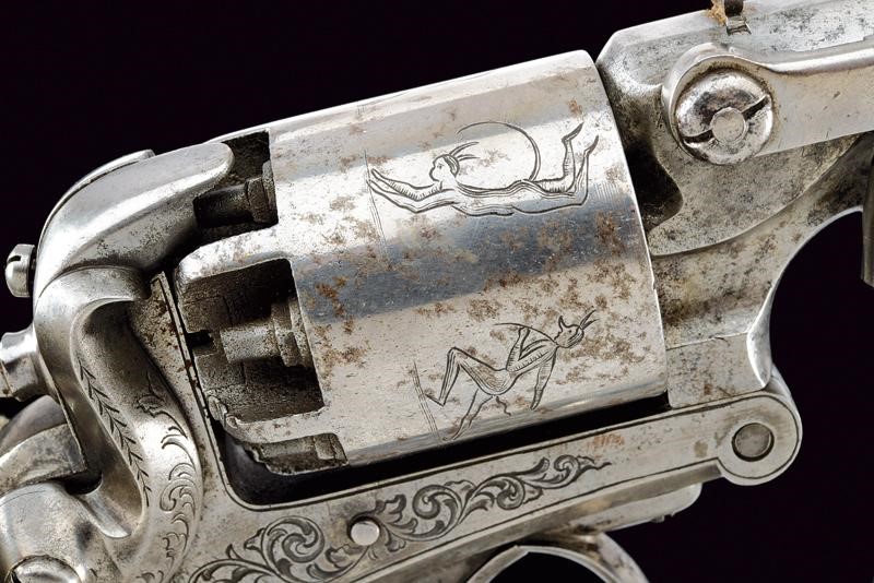 Interessante Revolver a Luminello di Mangeot-comblain