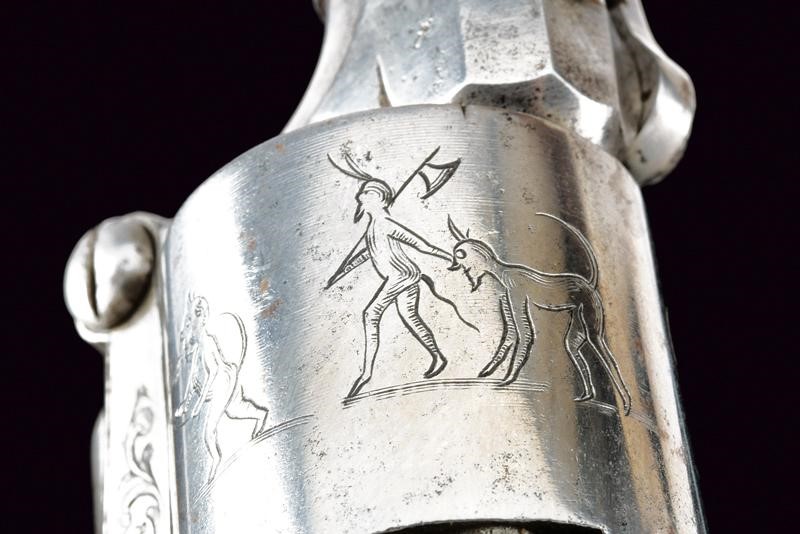 Interessante Revolver a Luminello di Mangeot-comblain