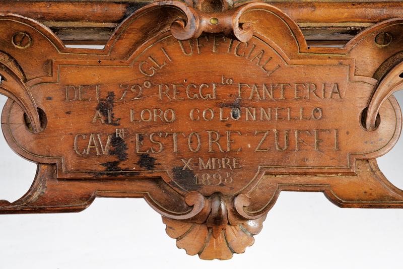 Teca di Presentazione Donata al Colonnello Estore Zuffi
