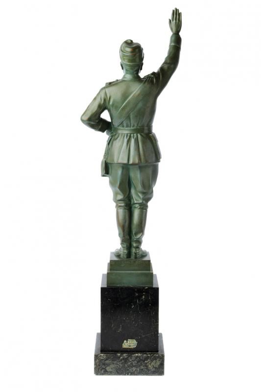 Busto Raffigurante Mussolini Regalato dagli Ufficiali a Armando Cereseto