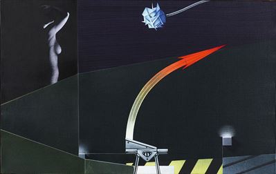 Bagnante n.2 (1988), acrilico su tela