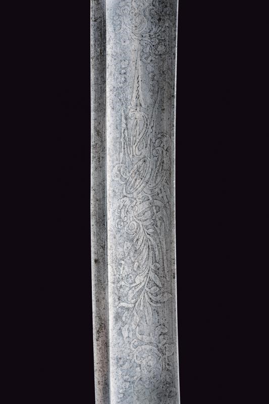 Sciabola da Ufficiale del Reggimento Real Navi Mod. 1868 con Lama di Mendozza