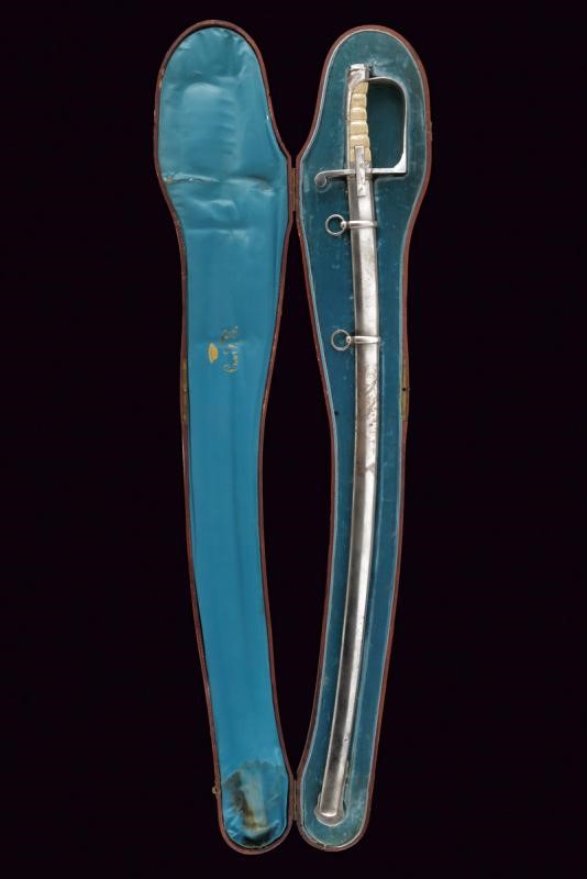 Bella Sciabola da Generale Mod. 1855 in Astuccio Appartenuta a un Membro della Famiglia Colli