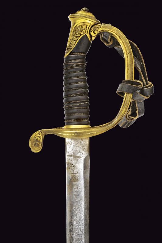 Sciabola da Ufficiale sul Modello 1845 Francese