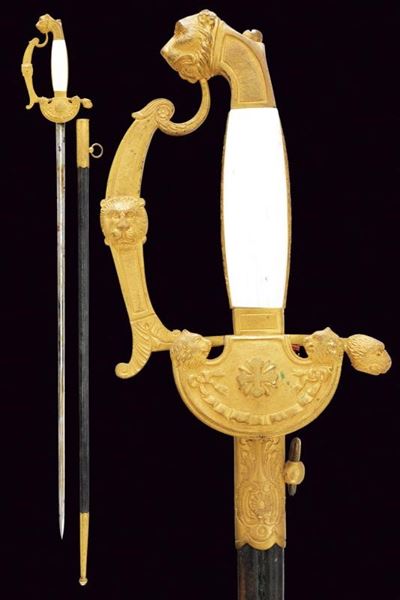 Spadino Dell'ordine dei Santi Maurizio e Lazzaro