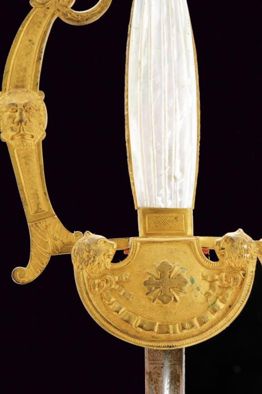Spadino Dell'ordine dei Santi Maurizio e Lazzaro