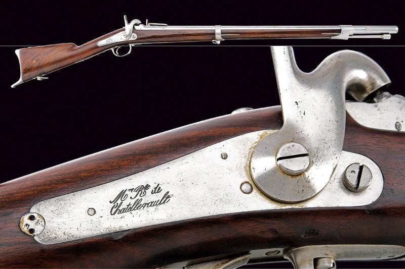 A rare 1842 model percussion rifle with bayonet 1845 | Fine Antique ...