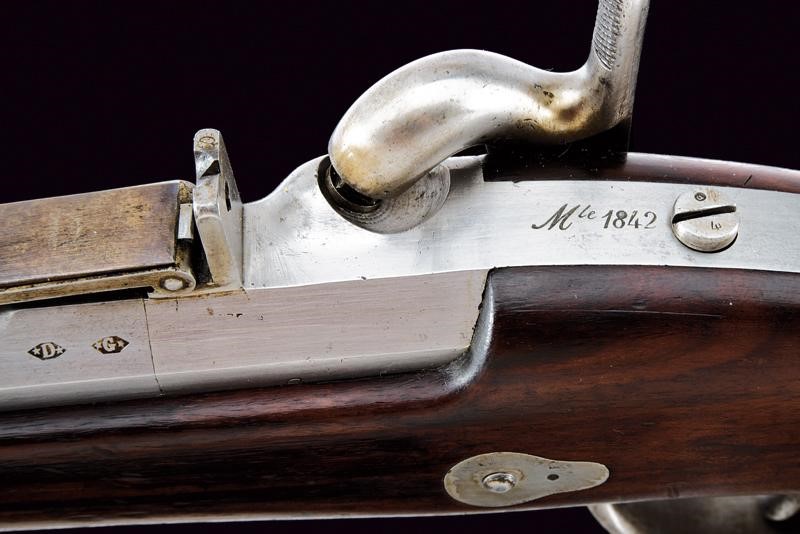 Raro fucile a luminello da ramparo mod. 1842