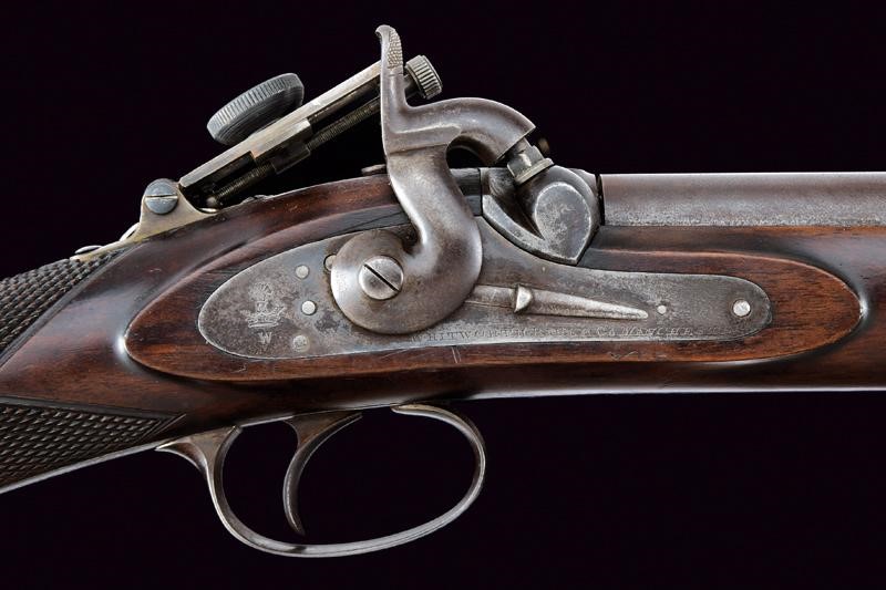 Rarissimo fucile da tiro Withworth a luminello