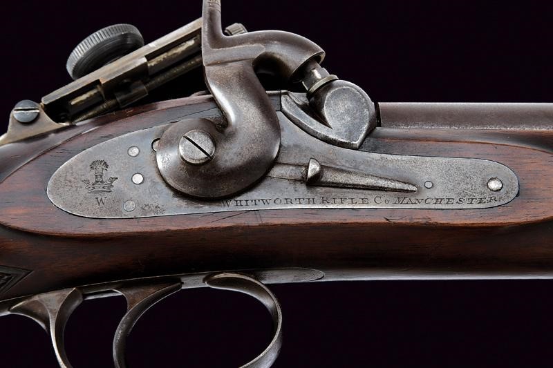Rarissimo fucile da tiro Withworth a luminello