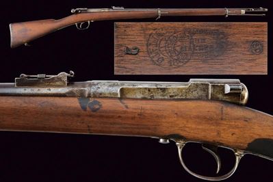 Rarissimo Fucile a Otturatore Girevole-scorrevole Brevetto Burton, Probabilmente Sperimentale