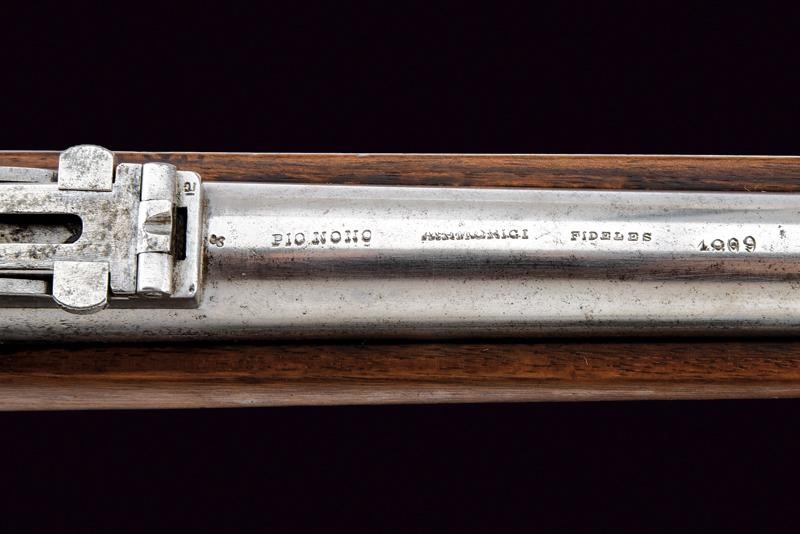 Rarissima carabina Remington Rolling Block da artiglieria con baionetta