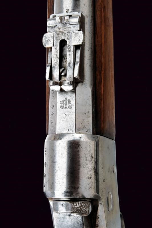 Rarissima carabina Remington Rolling Block da artiglieria con baionetta