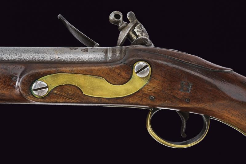 Pistola a Pietra Focaia sul Tipo "sea Service" di Barnett