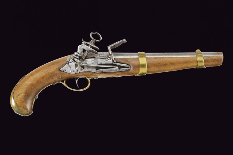 Rara Pistola a Pietra Focaia da Cavalleria Mod. 1788