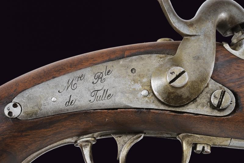 Paio di pistole a luminello da gendarmeria Mod. 1842