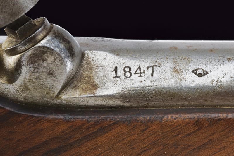 Paio di pistole a luminello da gendarmeria Mod. 1842