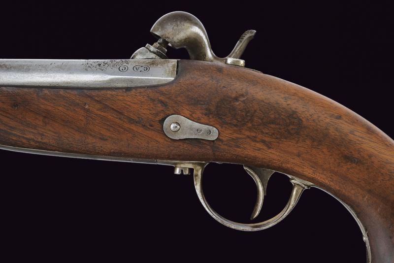 Paio di pistole a luminello da gendarmeria Mod. 1842