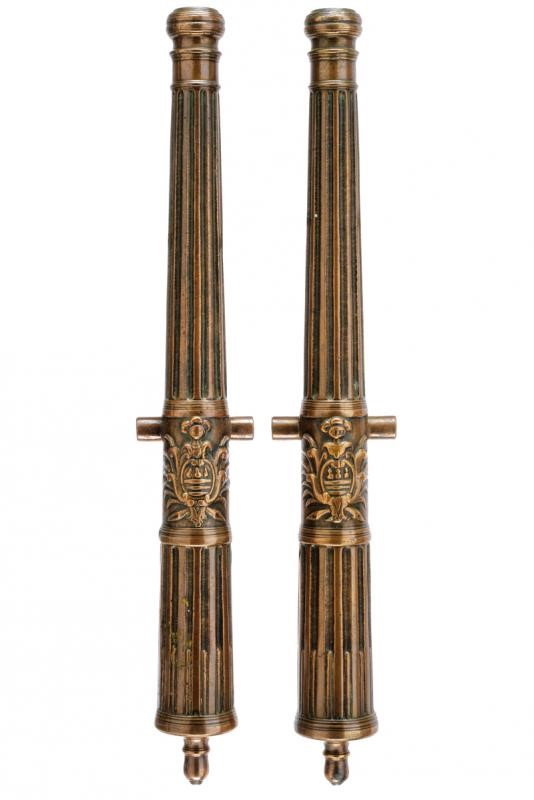 Paio di rari modelli di cannone