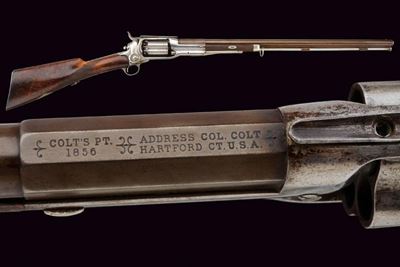 Raro Colt Model 1855 Revolving Shotgun