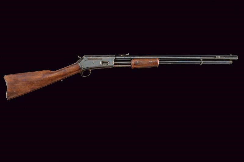 Interessante Colt Lightning Slide Action Carbine, Large Frame, con alloggiamento per baionetta