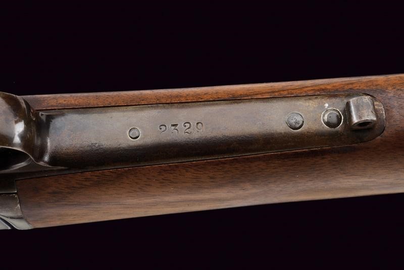 Interessante Colt Lightning Slide Action Carbine, Large Frame, con alloggiamento per baionetta