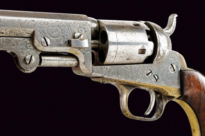 Colt Model 1849 Pocket incisa, in cassetta