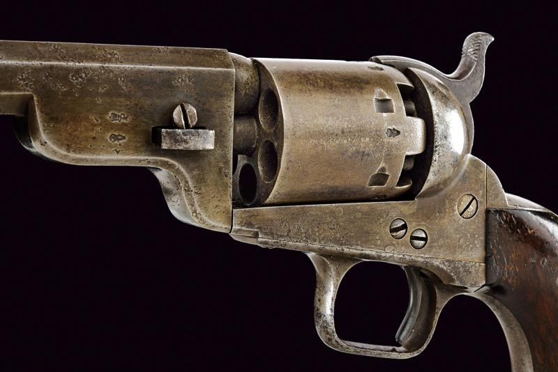 Colt Model 1851 Navy Revolver in cassetta