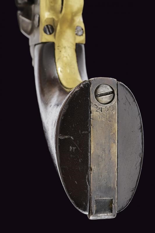 Interessante Colt Model 1860 Army Revolver "Fluted Cylinder" d'impiego militare