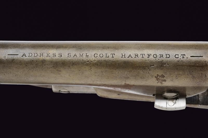 Interessante Colt Model 1860 Army Revolver "Fluted Cylinder" d'impiego militare