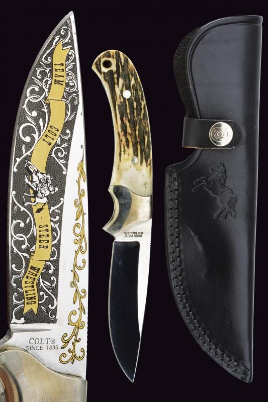 A rare Colt Team Rodeo Collection knife 