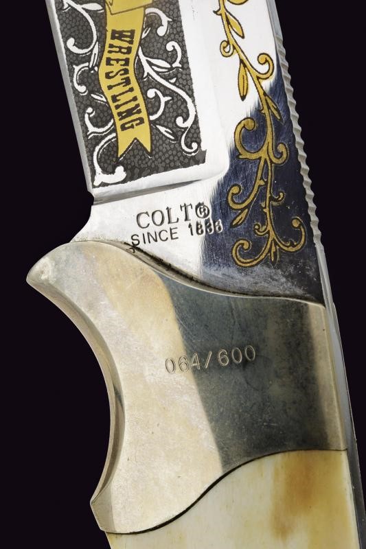 Raro coltello Colt Team Rodeo Collection "Steer Wrestling"