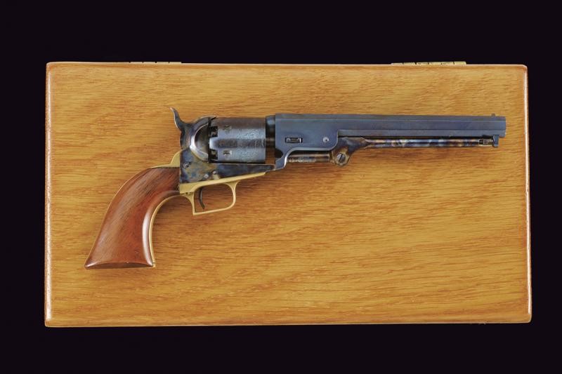 Bel modellino in scala di un revolver Colt Model 1851 Navy