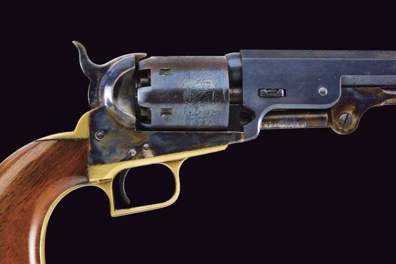 Bel modellino in scala di un revolver Colt Model 1851 Navy