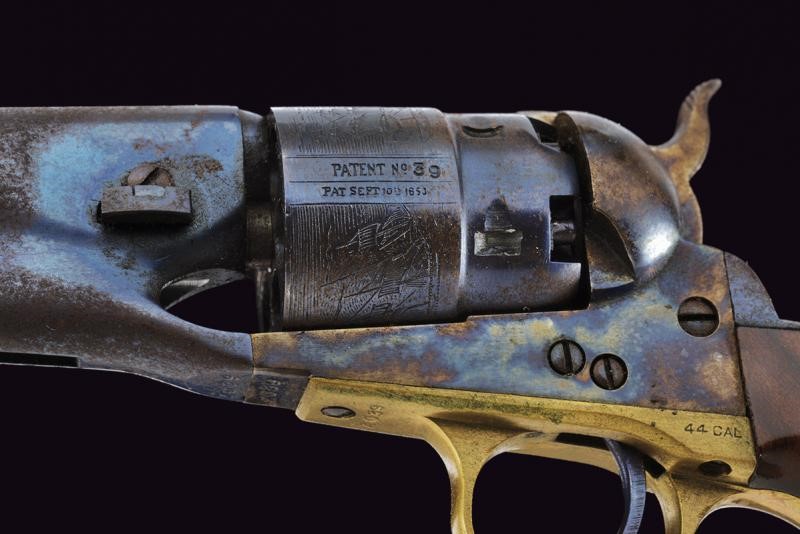 Bel modellino in scala di un revolver Colt Model 1860 Army