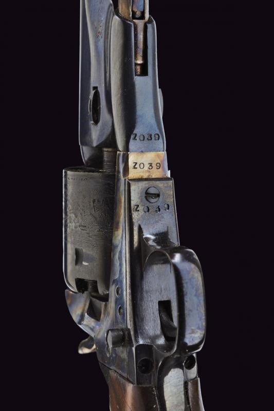 Bel modellino in scala di un revolver Colt Model 1861 Navy