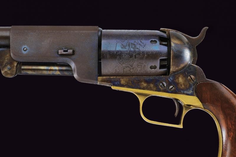 Bel modellino in scala di un revolver Colt Walker