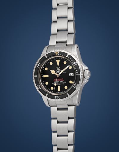 Sea-Dweller 1665 Doppia Scritta Rossa Mark IV, orologio automatico da immersione in acciaio