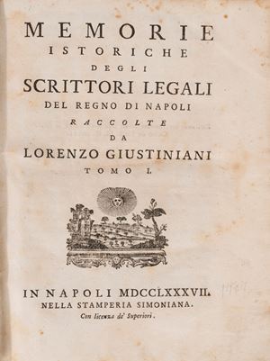 Historical Memoirs of the Legal Writers of the Kingdom of Naples
