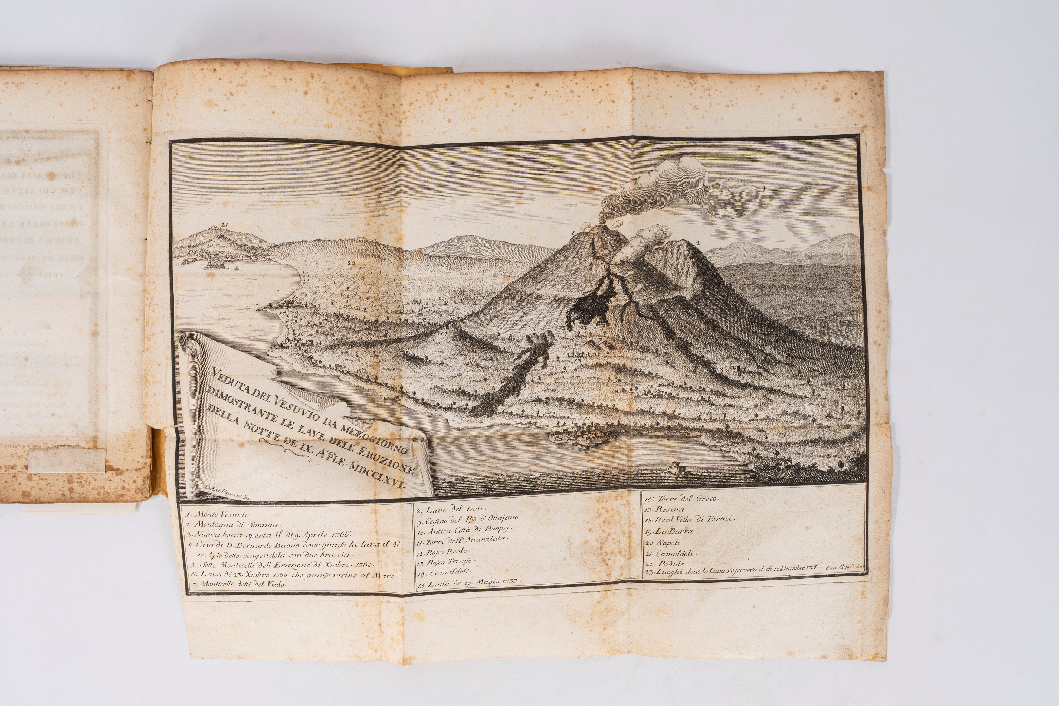 Descrizione delle ultime eruzioni del monte Vesuvio da' 25 Marzo 1766. fino a' 10 Dicembre dell'a...
