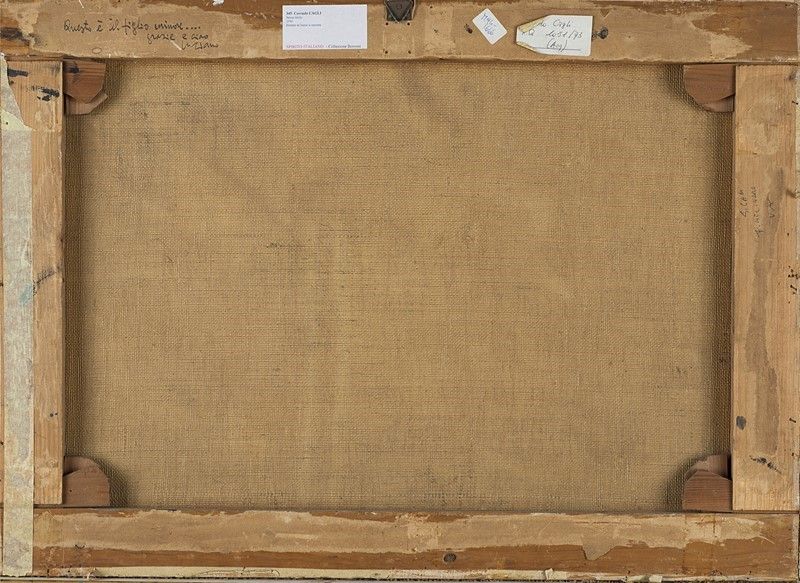 Corrado Cagli - Senza titolo, 1950, tempera su carta applicata