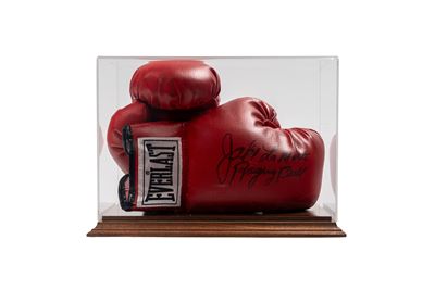 Jake Lamotta - Guantone Boxe Firmato – Cert. Steiner Sports – in Teca da Esposizione